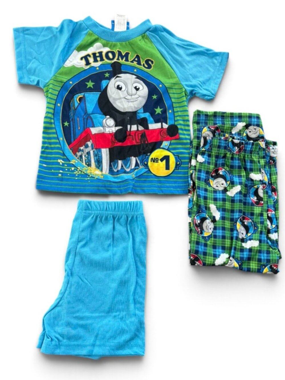 NWT Thomas & Friends Boys 3-Piece Pajama Set – Thomas the Train Shirt & 2 Pants